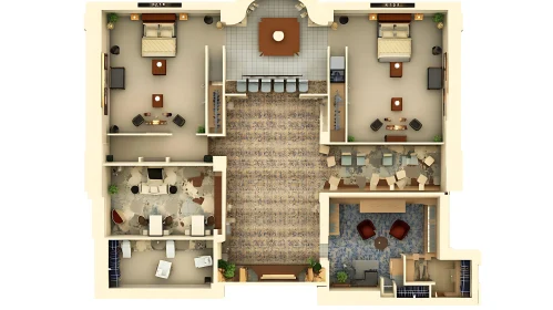 Intricate Architectural Layout
