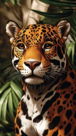 Wild Jaguar Portrait