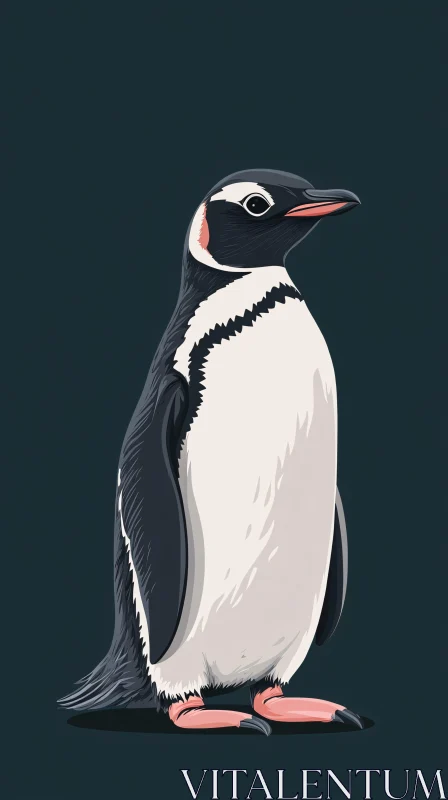 Penguin Art AI Image