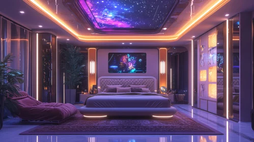 Futuristic Luxury Bedroom Decor