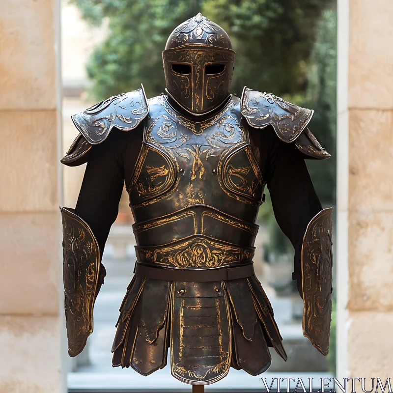 AI ART Ornate Knight Armor