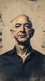 Jeff Bezos in a Dark Shirt