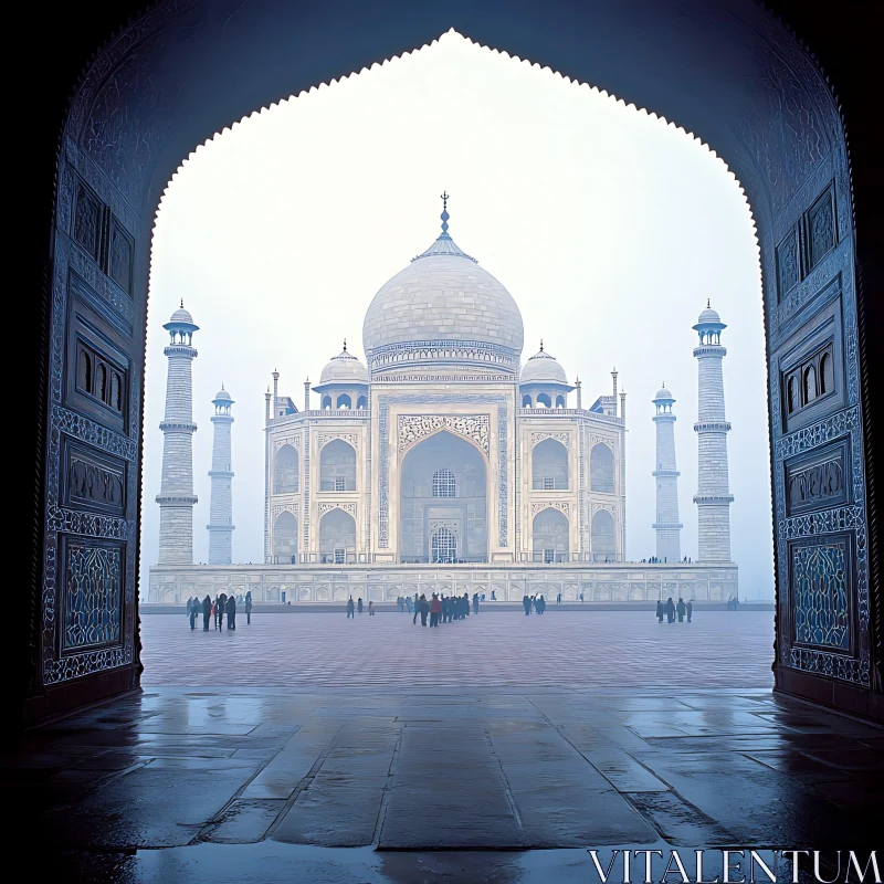 India's Taj Mahal: A Timeless Masterpiece AI Image