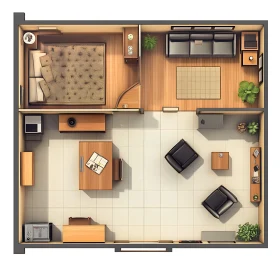 Detailed Home Interior Layout