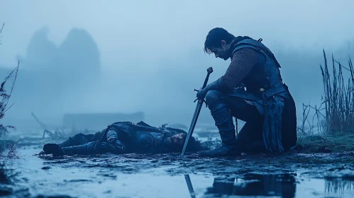 Knight's Grief on the Battlefield