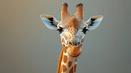 Giraffe Close-up Image