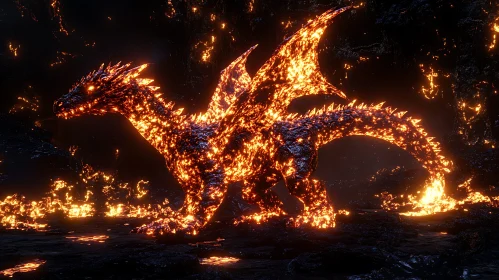 Dragon Ablaze: A Creature of Legend