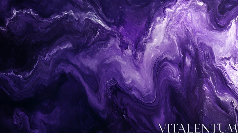 Swirling Purple Texture AI Image