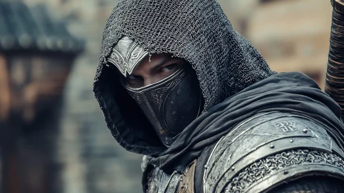 Mysterious Warrior in Chainmail