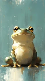 Artistic Frog Portrait