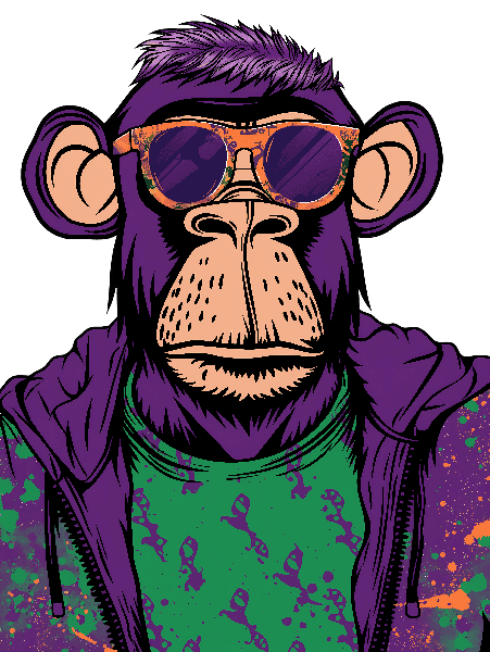 Trendy Monkey Graphic Tee