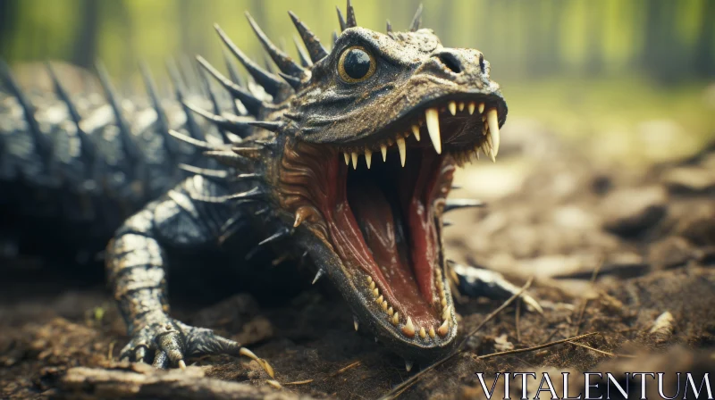 AI ART Realistic Dragon Art featuring Uncanny Valley Realism and RTX
