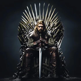 Warrior King on the Iron Throne