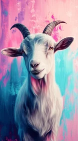 Colorful Goat Art