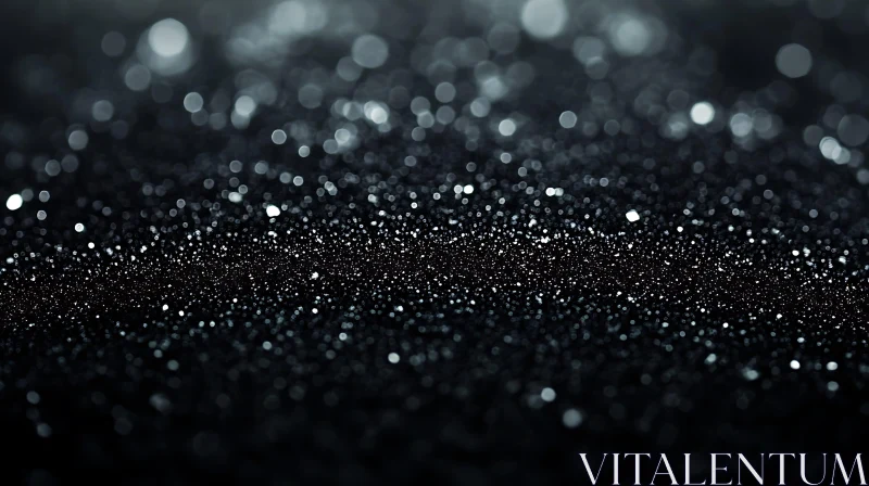 AI ART Abstract Glittering Particle Field