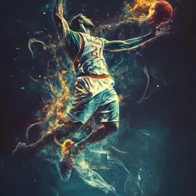 Athlete Mid-Air