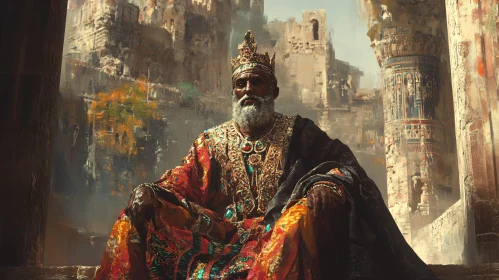 Throne of Antiquity: Portrait of a King