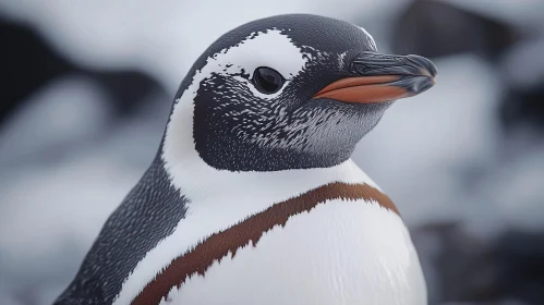 Penguin Portrait Capturing Elegance