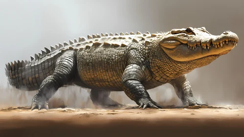 Crocodile in Natural Habitat