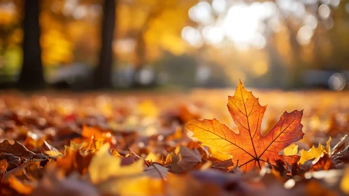 Golden Autumn Leaves
