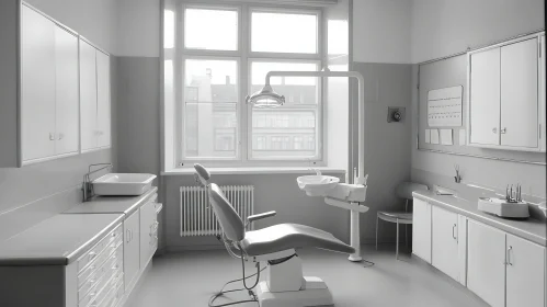 Monochrome Dental Room