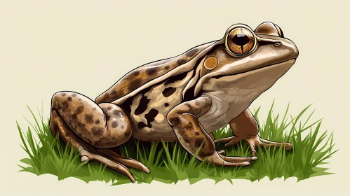 Realistic Frog Art