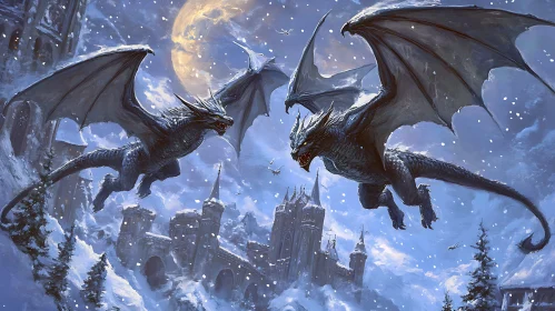 Dragons in Winter Overlook