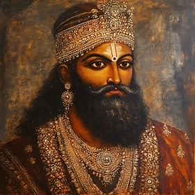Royal Portrait of a Man with Beard