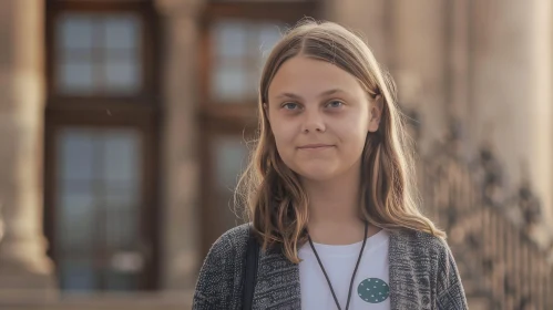 Environmental Activist Greta Thunberg's Portrait