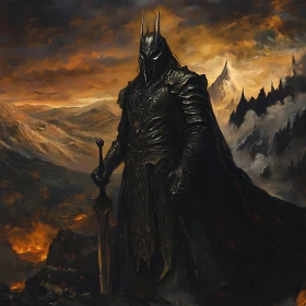 Armored Warrior with Sword