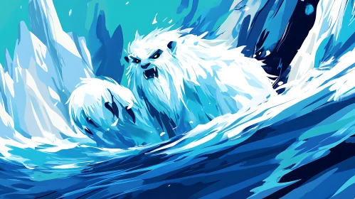 Arctic Bear Illustration