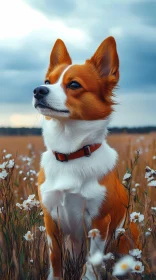 Dog in a Field