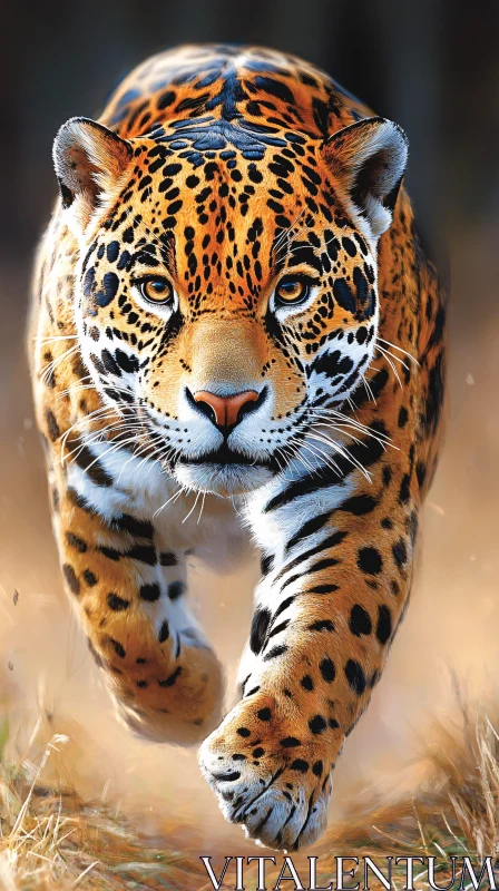 AI ART Jaguar on the Hunt