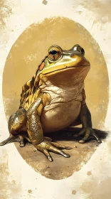 Detailed Frog Illustration