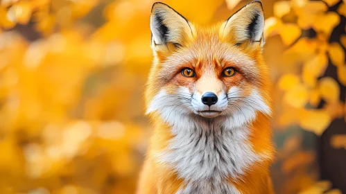 Autumn Fox Portrait