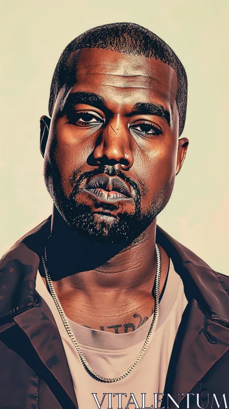 AI ART Kanye West in High Detail