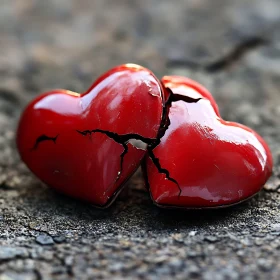 Cracked Heart: A Symbol of Lost Love