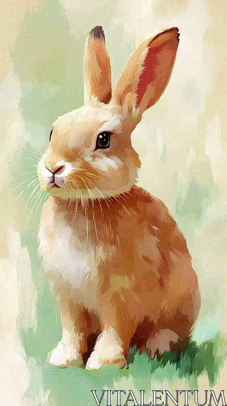 Artistic Representation of a Bunny