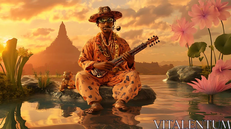 Lotus Sunset Musician