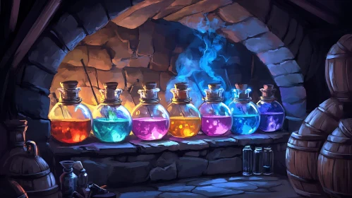 Arcane Elixirs in Alchemist's Workshop