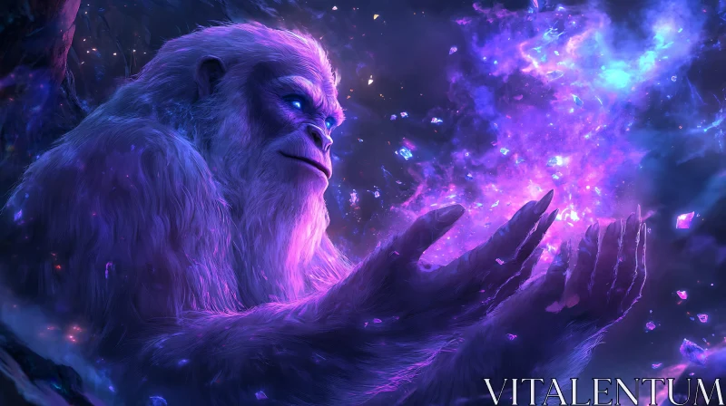 Fantasy Creature with Galactic Power