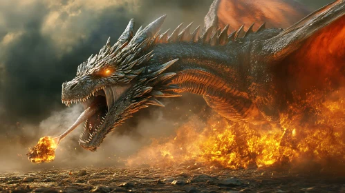 Dragon's Fury: A Blaze of Power