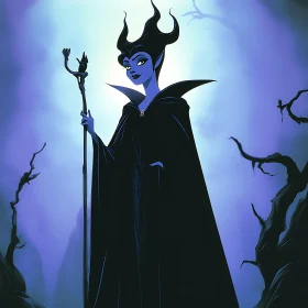 Horned Sorceress of the Misty Forest