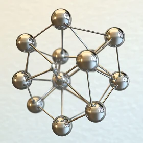 Abstract Metal Sphere Design