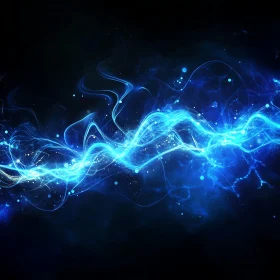 Surging Blue Energy Waveform