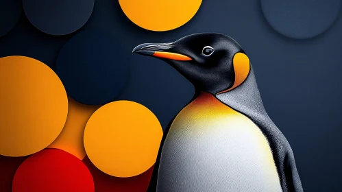 Penguin and Abstract Circles