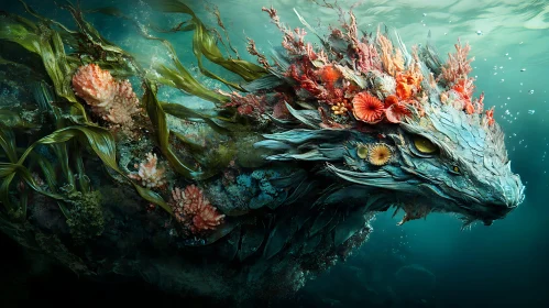 Coral Crowned Sea Serpent