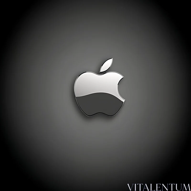 Elegant Silver Apple Branding Image