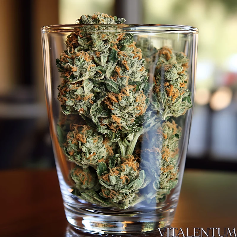 Macro Shot of Cannabis Buds