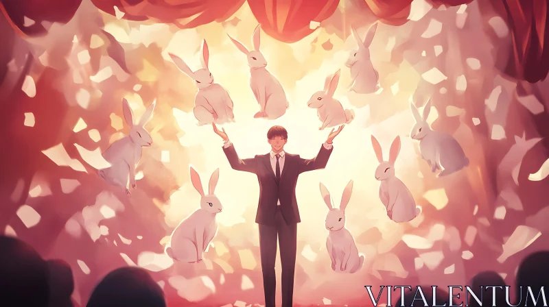 Mystical Rabbits: A Stage Magician's Dream
